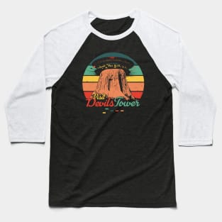 Devils Tower Baseball T-Shirt